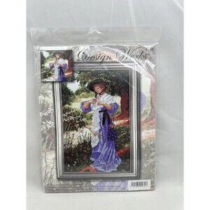 Lady In The Garden Counted Cross Stitch Kit Design Works 2333 Beads